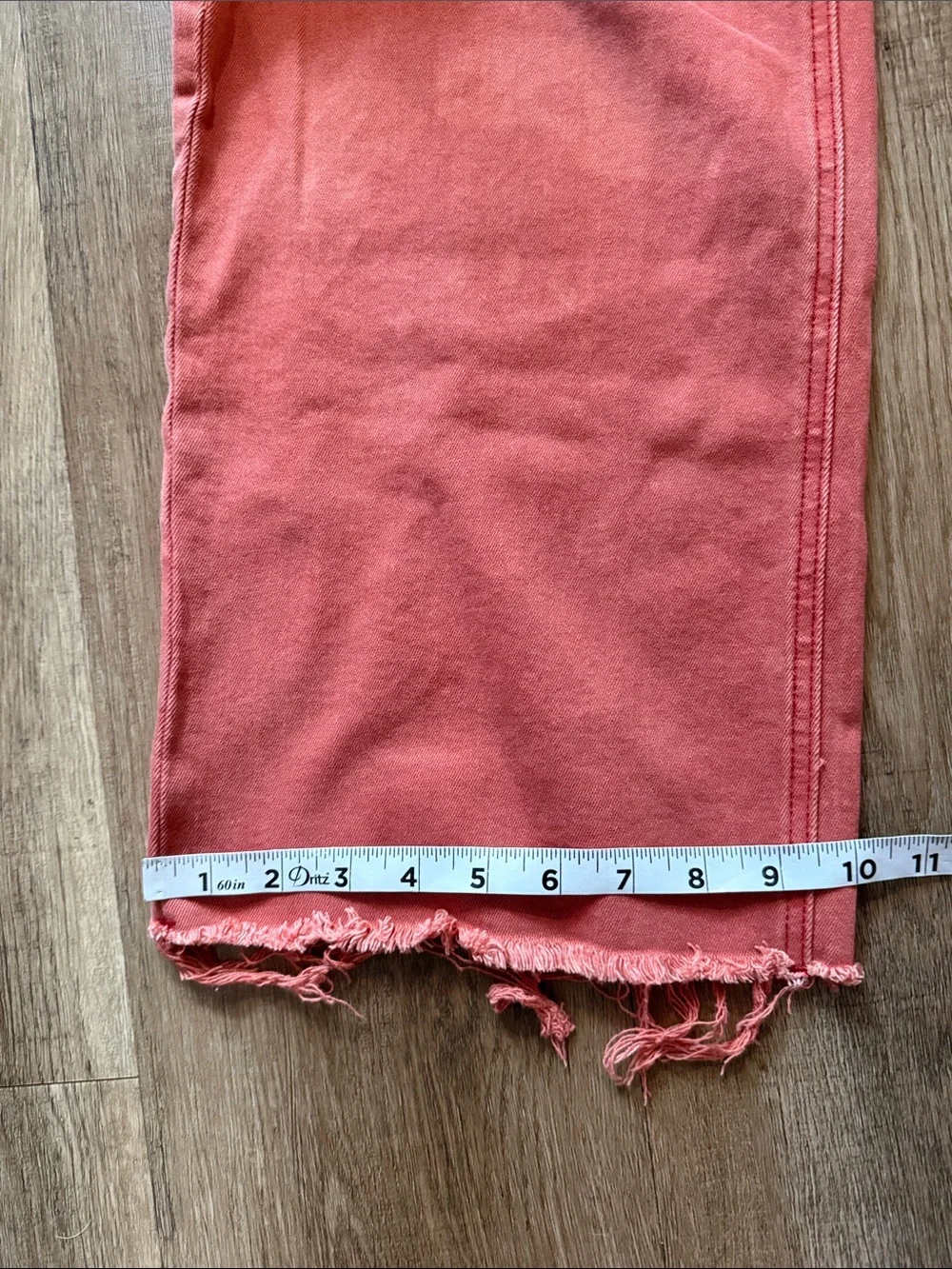 Vervet Russet - High Rise 90's Vintage Hem Detail Flare Jeans - Picture 12 of 14